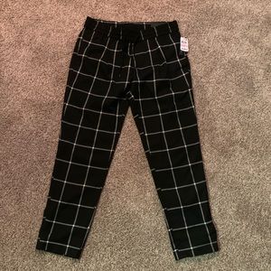 Men’s INC Windowpane cropped pants 32W slim fit